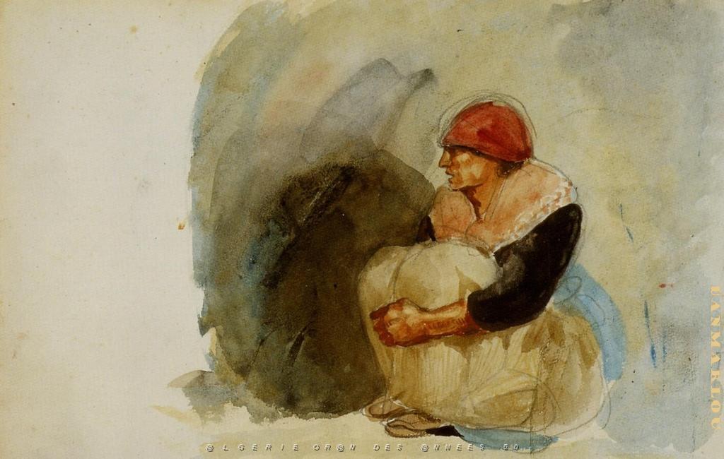 EUGENE DELACROIX-1824 VIEILLE FEMME ASSISE.jpg